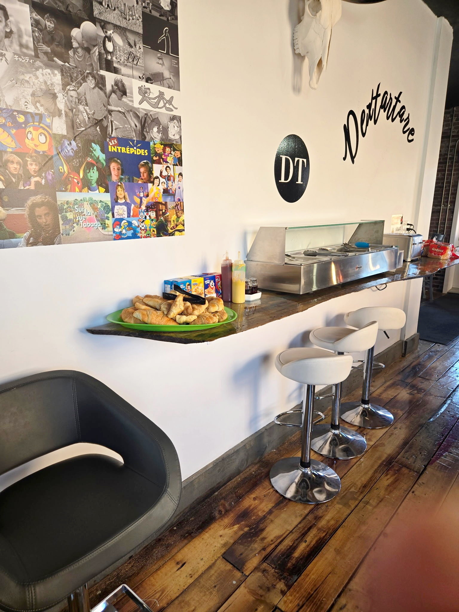 Martin Lagacé Counter inside the Dextartare restaurant, operated by Martin Lagacé career trafficker would whiten money